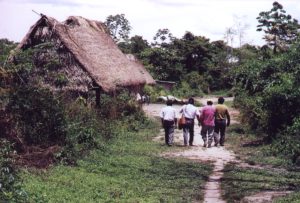 photo Aguaruna village Peru